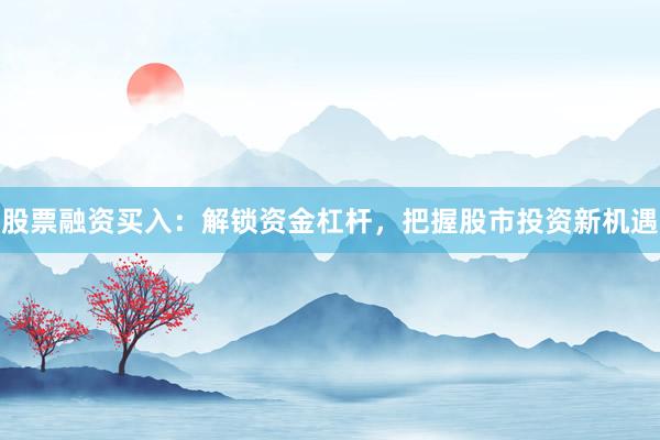 股票融资买入：解锁资金杠杆，把握股市投资新机遇