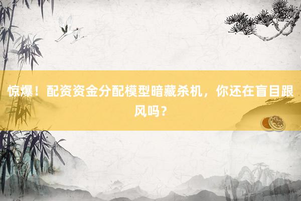 惊爆!配资资金分配模型暗藏杀机,你还在盲目跟风吗?